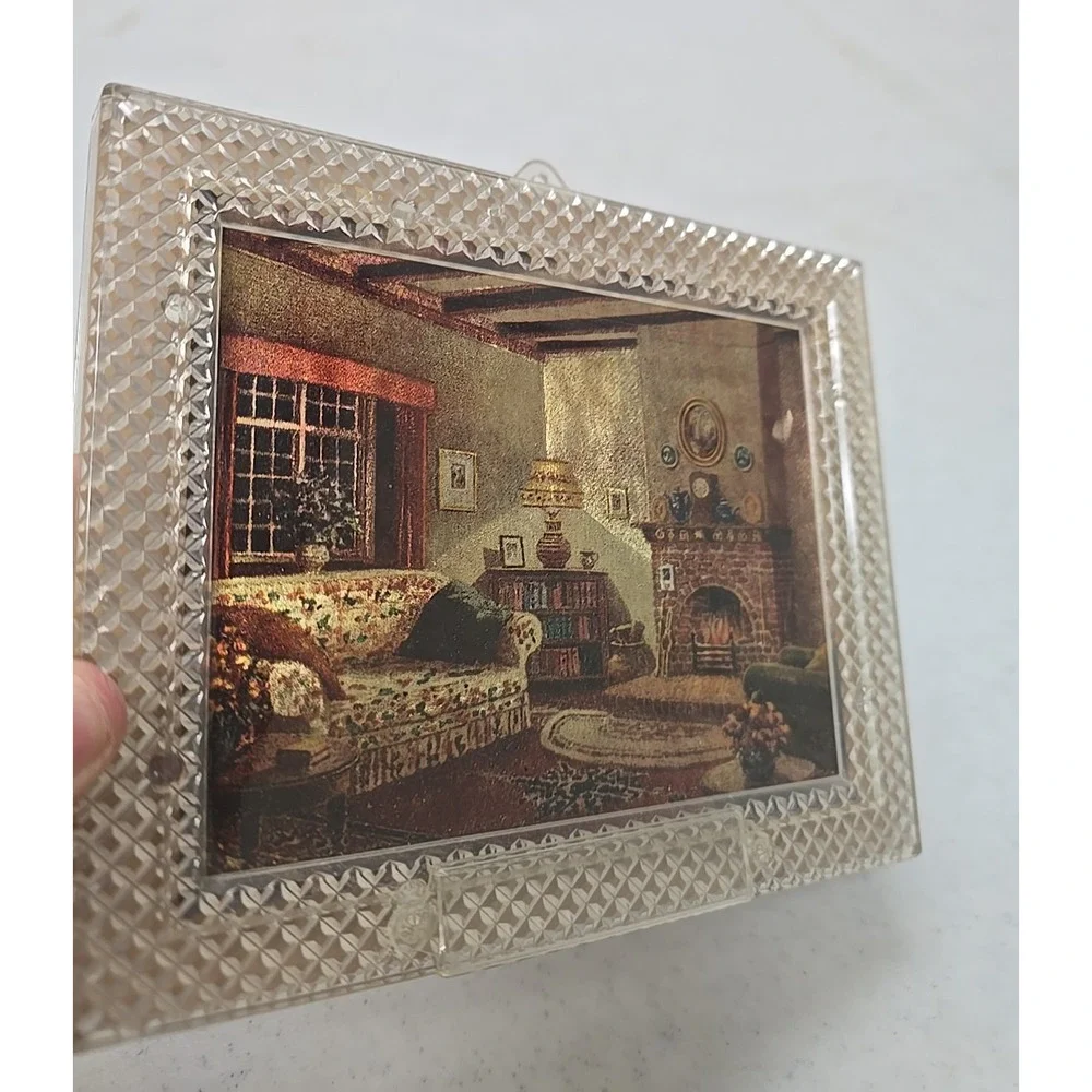 Vintage Advertising‎ Promotional Made in USA Landscape Photo Picture Frame Decor